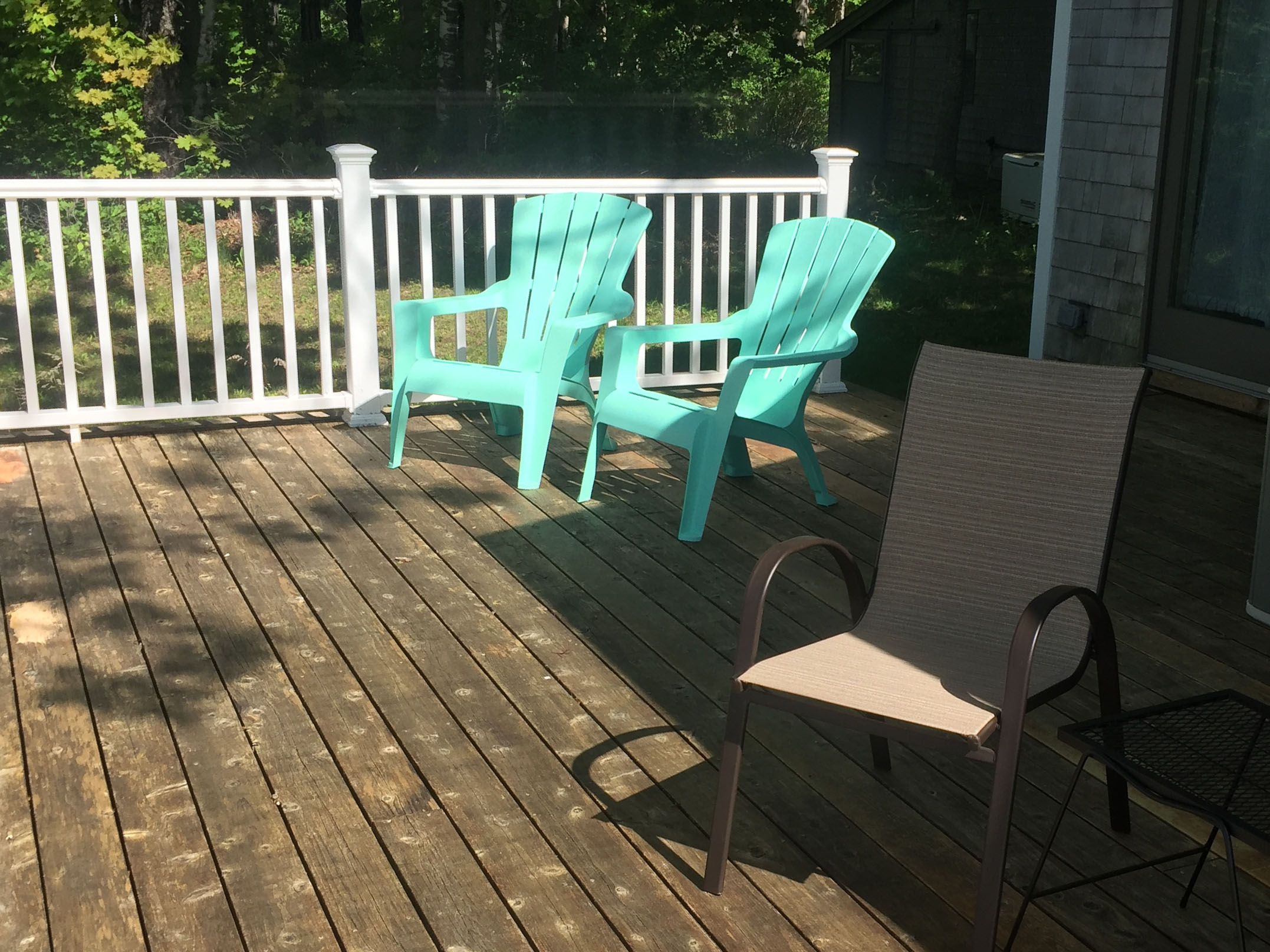 Owls Head Vacation Rental Whispering Tides Patio Vinalhaven